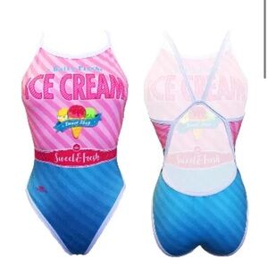 Girls Ice Cream Swimsuit